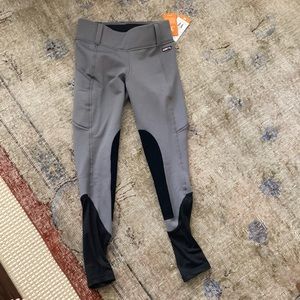 Kerrits Sit Tight Wind Pro Knee Patch Tight in Sterling, Size medium